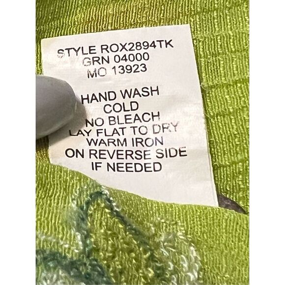 Fig and Flower Anthropologie Lime Green Embroidered Blouse W/ Matching Cami Size - Picture 11 of 11
